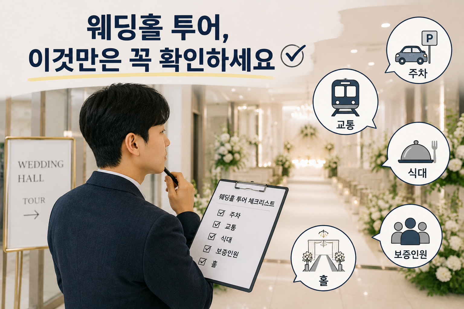 웨딩홀 투어 전 꼭 확인해야 할 것, 직접 다녀보니 달랐던 체크포인트
