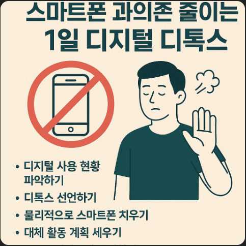 스마트폰 디톤스 방법