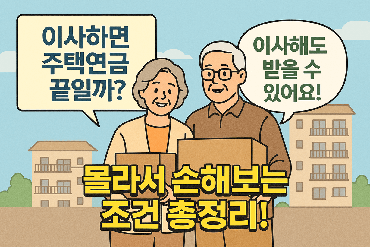 주택연금 신청 후 이사하면 어떻게 될까?