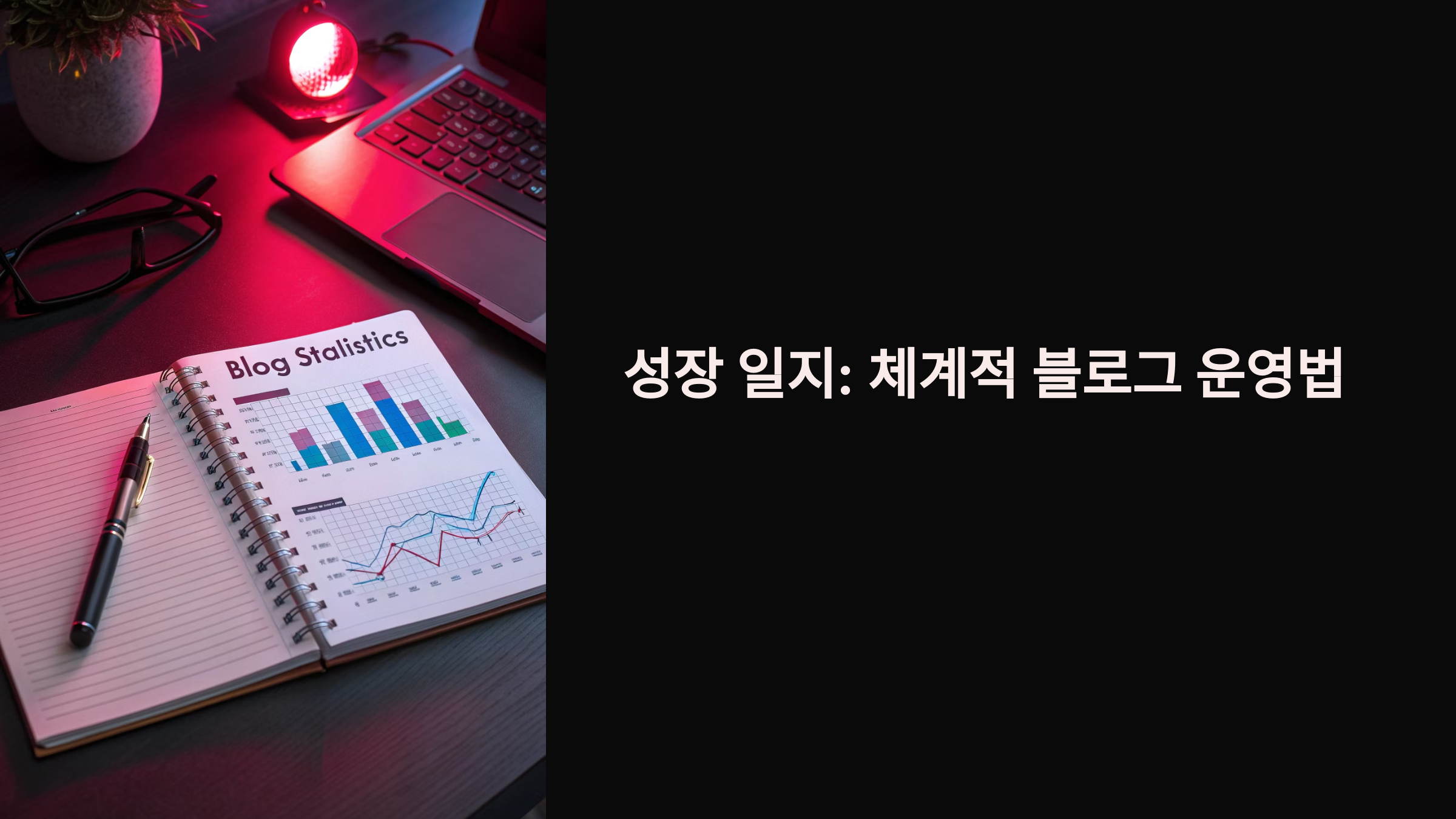 블로그 데이터 성장 일지 작성법