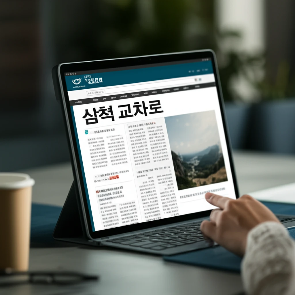 삼척 교차로 신문 그대로보기 모바일 ..