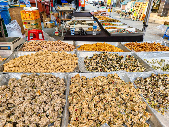 여주 5일장 먹거리