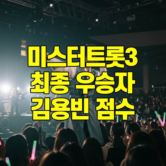 미스터트롯3 우승자 김용빈