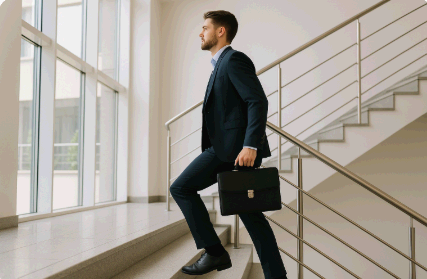 계단 오르기가 무릎에 좋은 이유 관련 사진