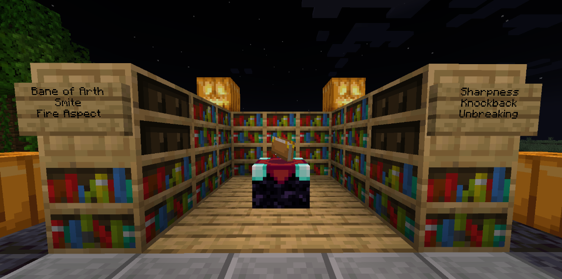 마인크래프트 책장 조합법, 얻는법