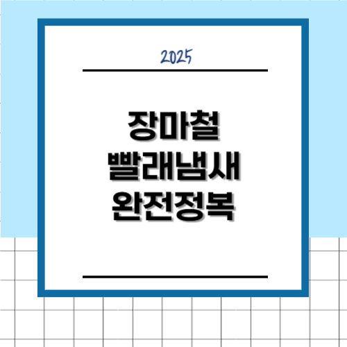 장마철 빨래 냄새 완전 정복! 습기와의 전쟁에서 승리하는법