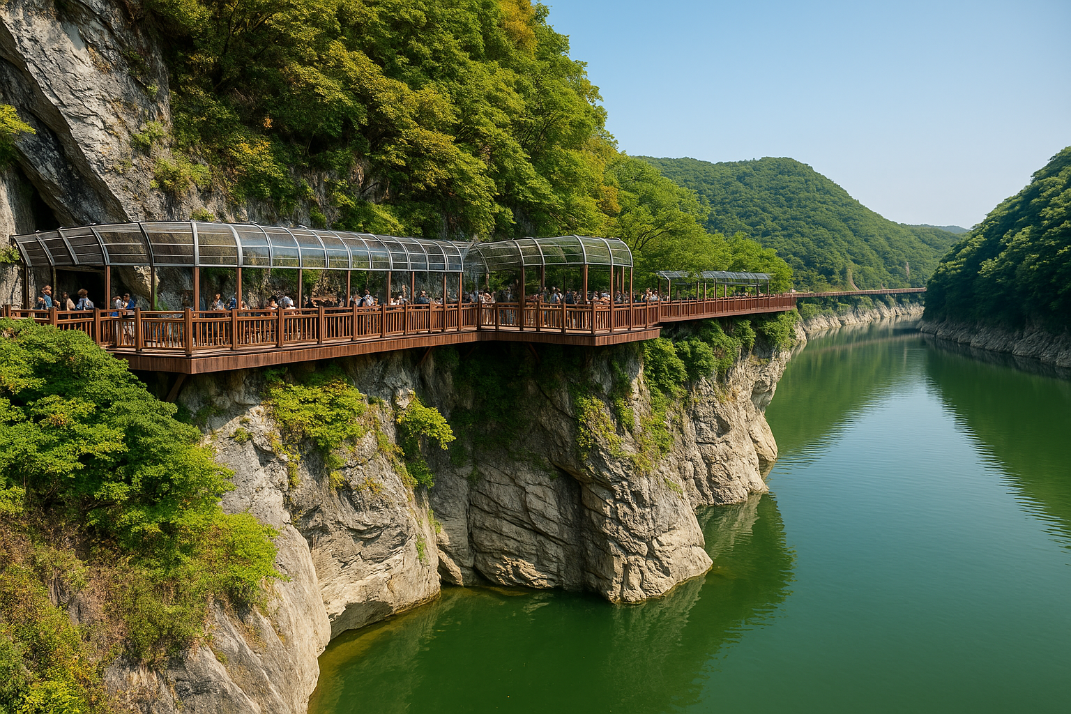 단양 잔도길 사진