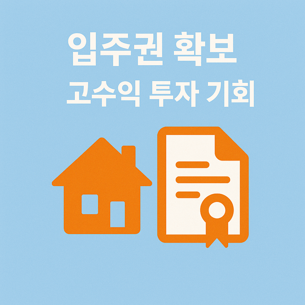재개발 입주권 확보로 얻을 수 있는 투자 기회