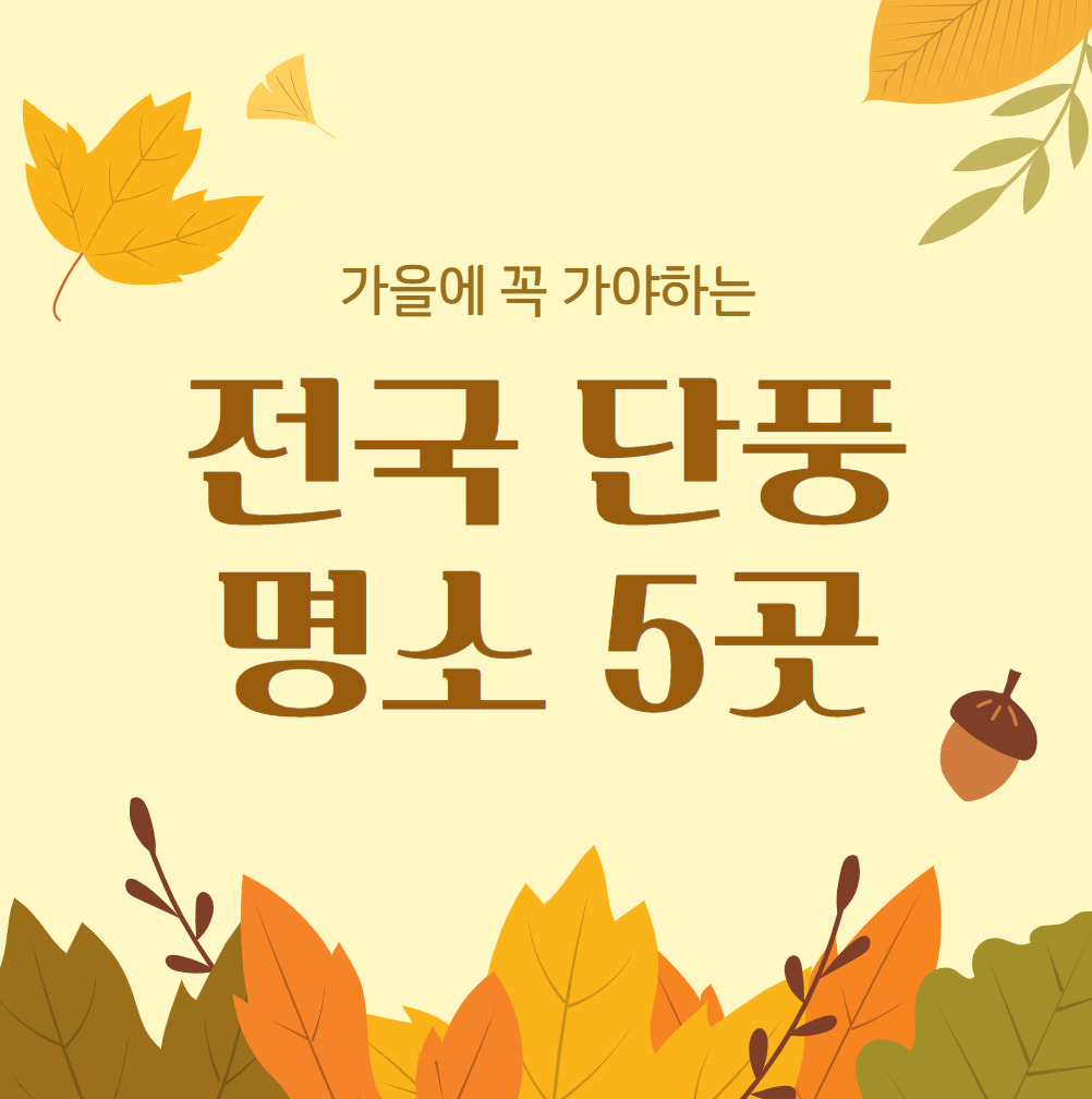 전국-단풍명소-추천-best5