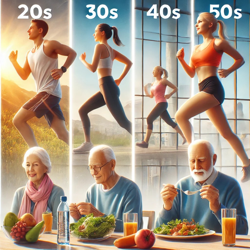 나이에 맞는 건강 관리법: 20대, 30대, 40대, 50대