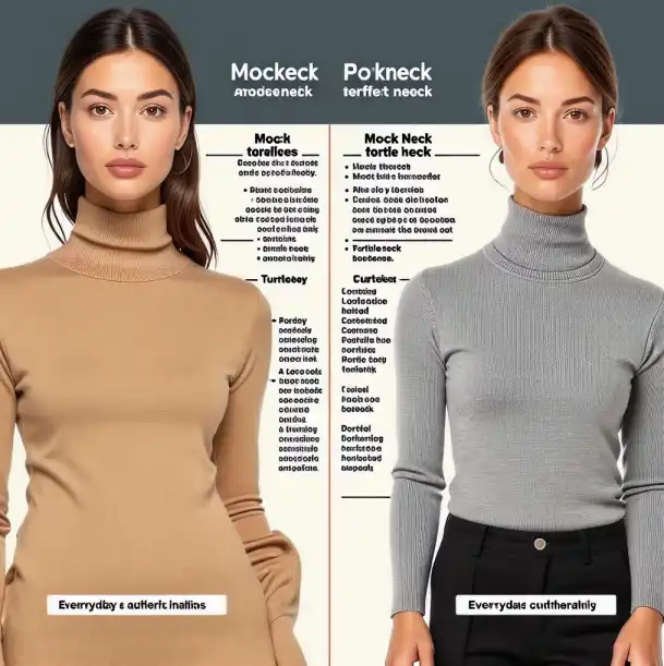 목폴라와 터틀넥의 차이점 완벽 분석