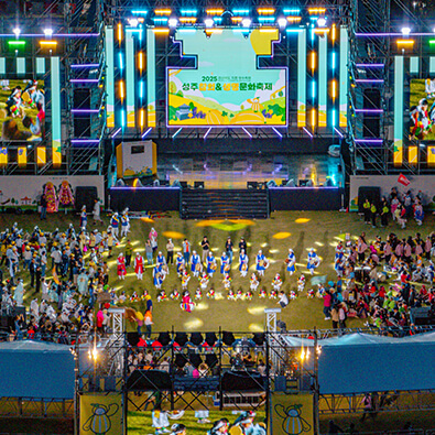 성주참외&생명문화축제 일정 초청가수 주차장