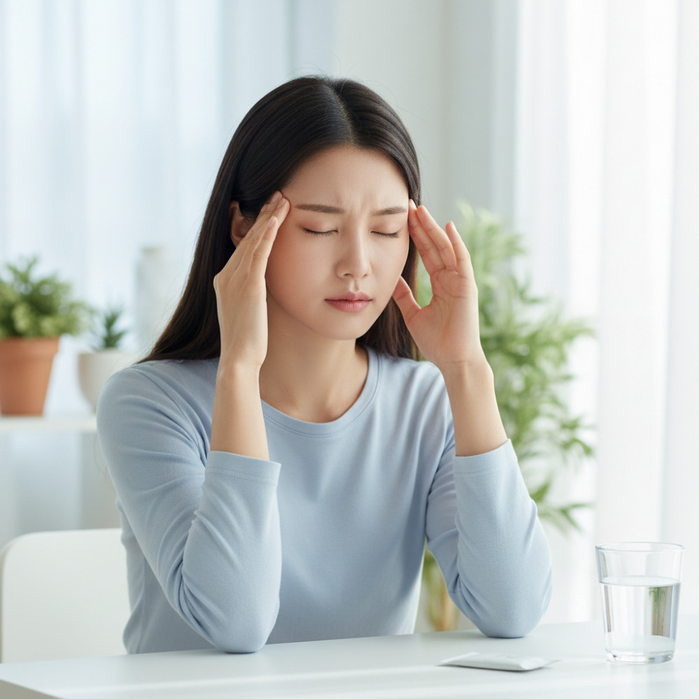 두통의 원인에 관한사진