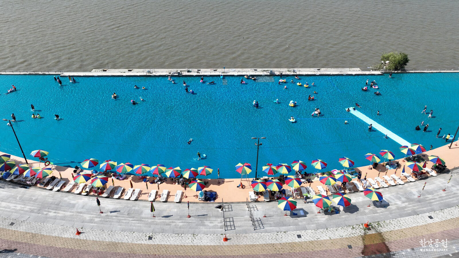 난지 한강 수영장 물놀이장 사진
