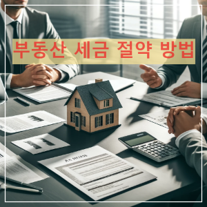 부동산 세금 줄이는 꿀팁!