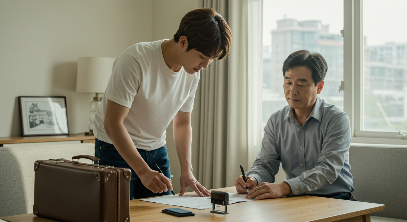 위임장, 인감증명서, 가족관계증명서