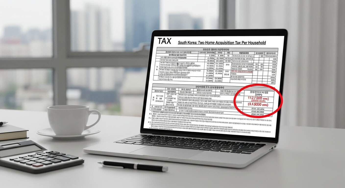 1가구 2주택 취득세율