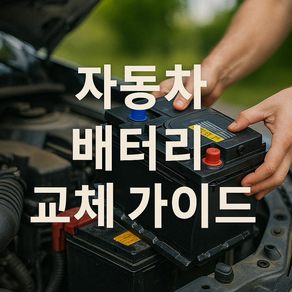 초보도 쉽게 따라하는 자동차 배터리 교체법과 관리 꿀팁 총정리