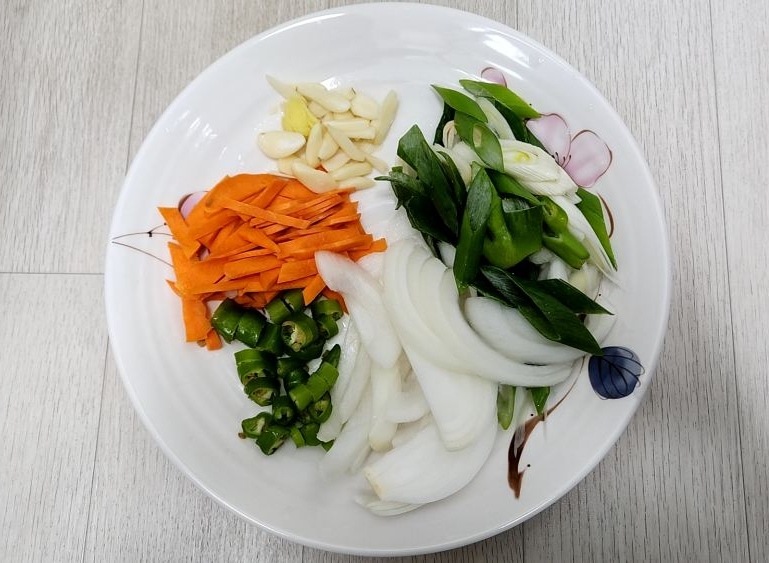 야채 재료 모둠