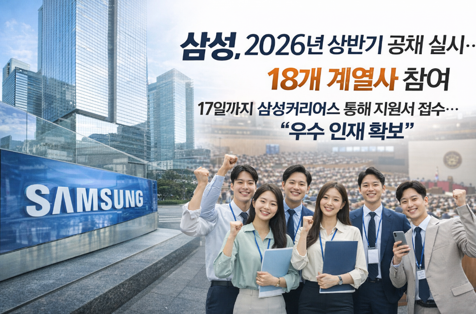 삼성 2026 상반기 공채, 삼성커리어스로 18개 계열사 지원 방법 총정리