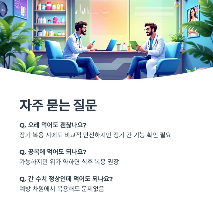 밀크씨슬 효과와 권장량, 복용 시 주의할 점 5가지 요약 이미지