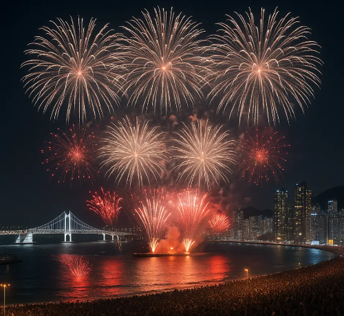 부산불꽃축제-광안대교