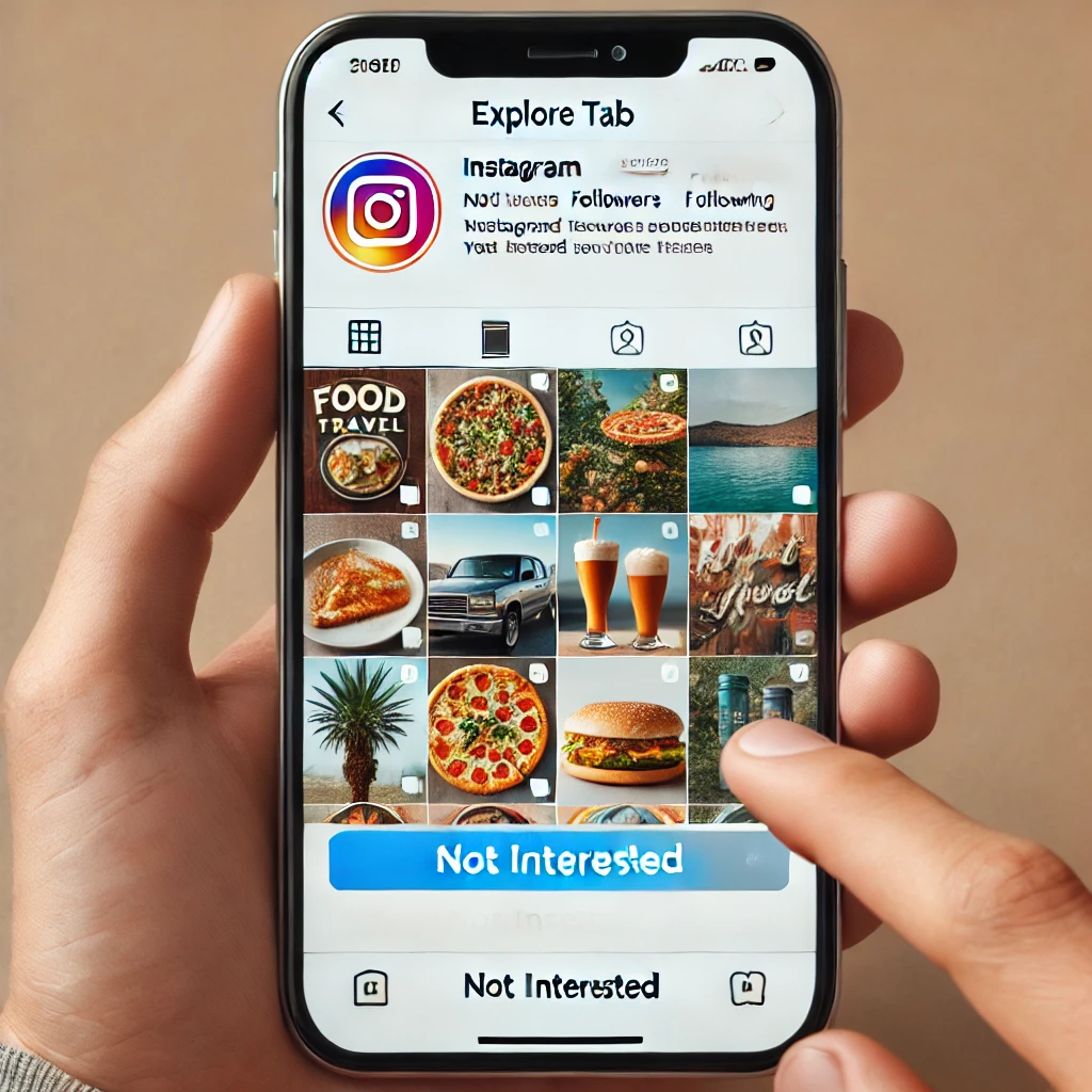 인스타 알고리즘 초기화