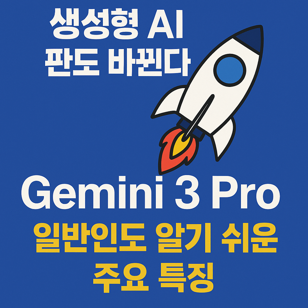 생성형 AI 판도 바뀐다 Gemini 3 Pro, 일반인도 알기 쉬운 주요 특징