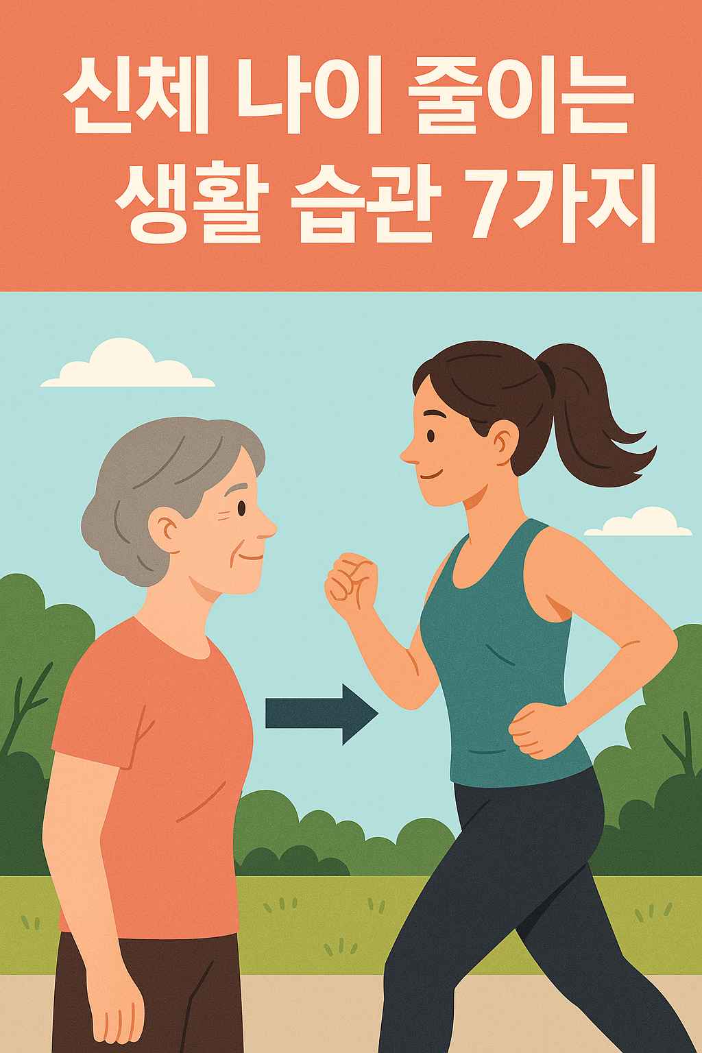 신체 나이 줄이는 생활 습관 7가지