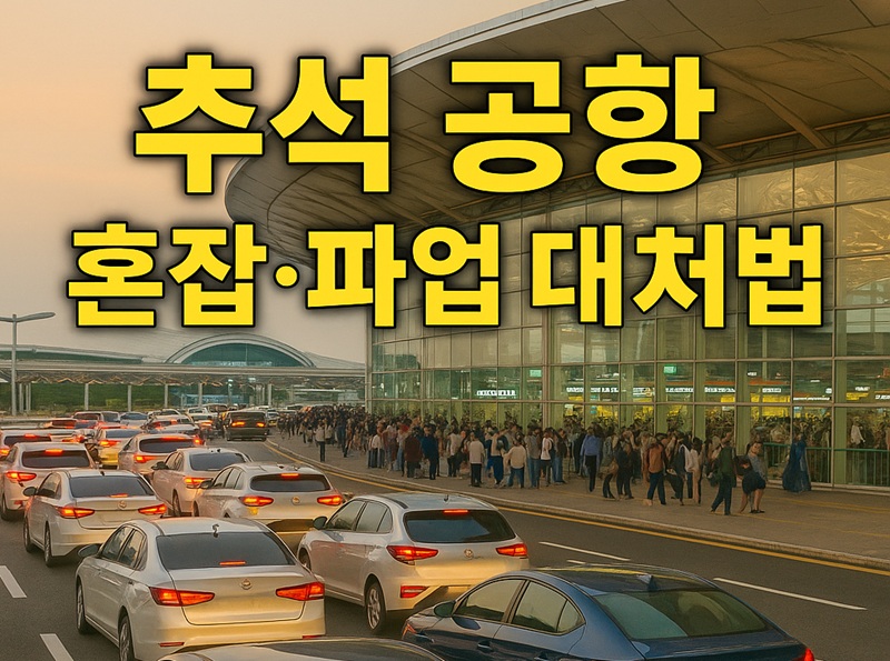 2025 추석 인천&middot;김포공항 혼잡&middot;주차 실시간 + 파업 영향 총정리