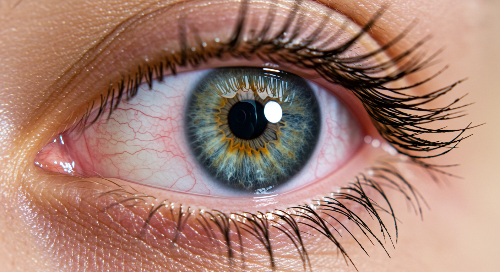 안구건조증으로 눈물이 나옴