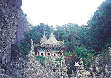 마이산 등산코스 지도