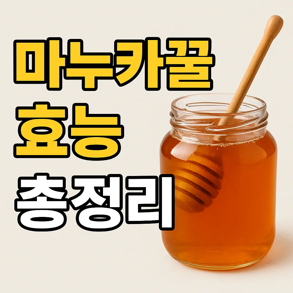 마누카꿀 효능 총정리
