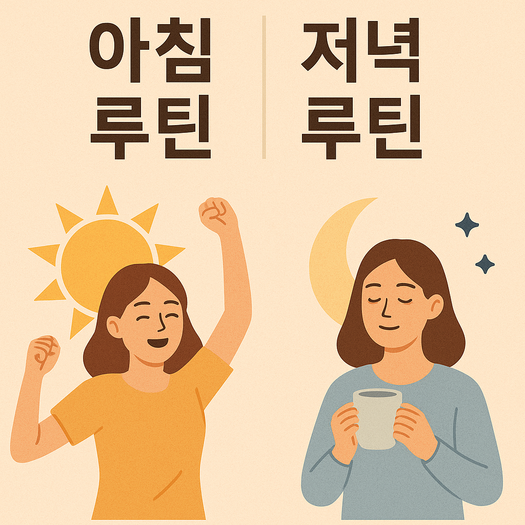 아침과 저녁 루틴