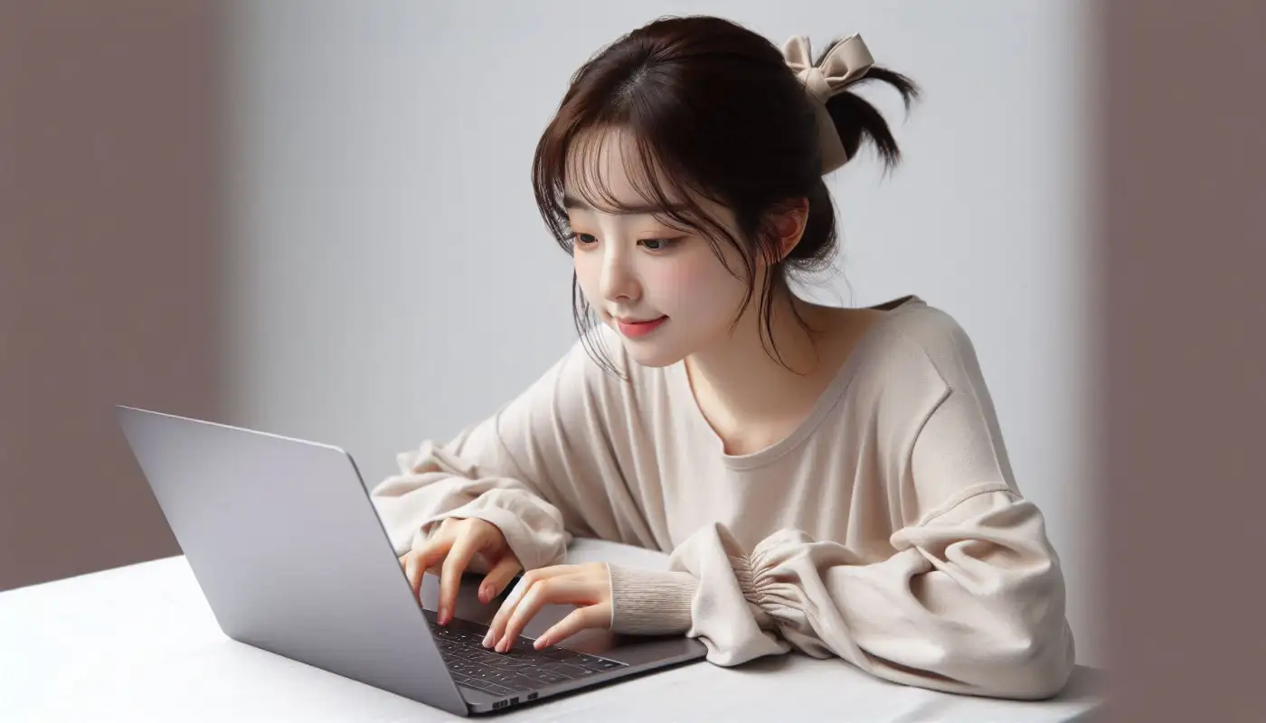 피부양자-등록-서류를-알아보는-여성의-모습