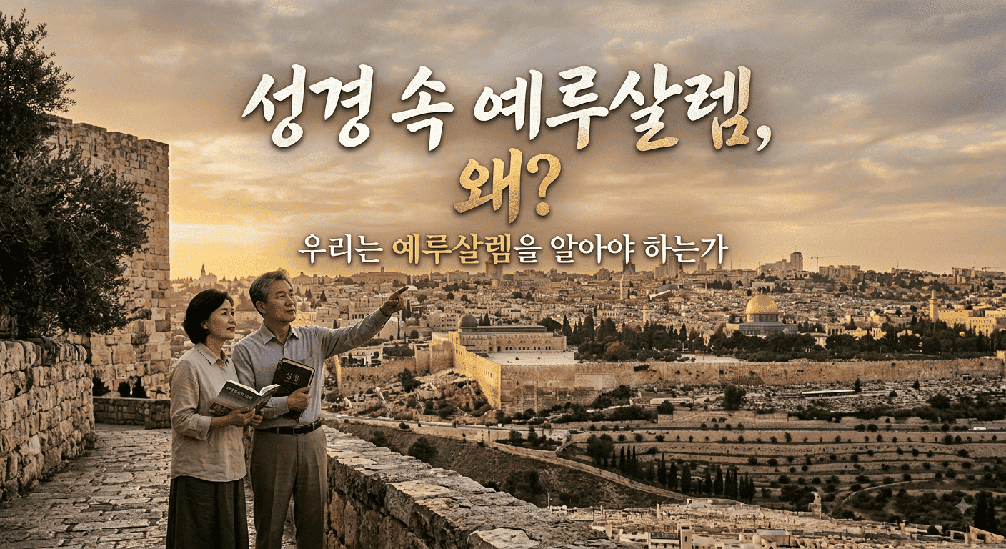 성경 속 예루살렘, 왜? 우리는 예루살렘을 알아야 하는가