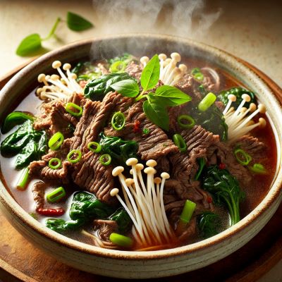 쇠고기 시금치 전골