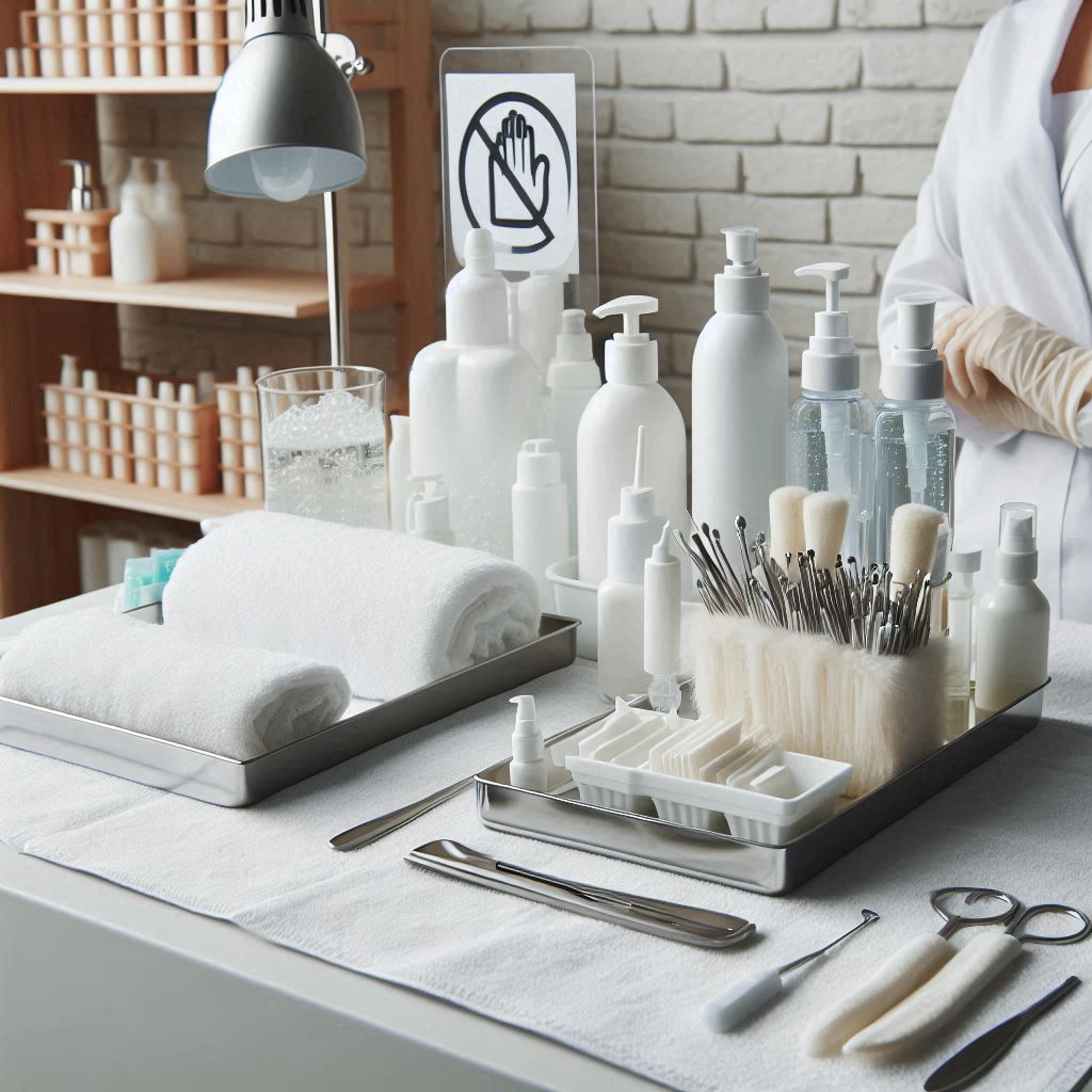 피부,체형관리 샵 배경