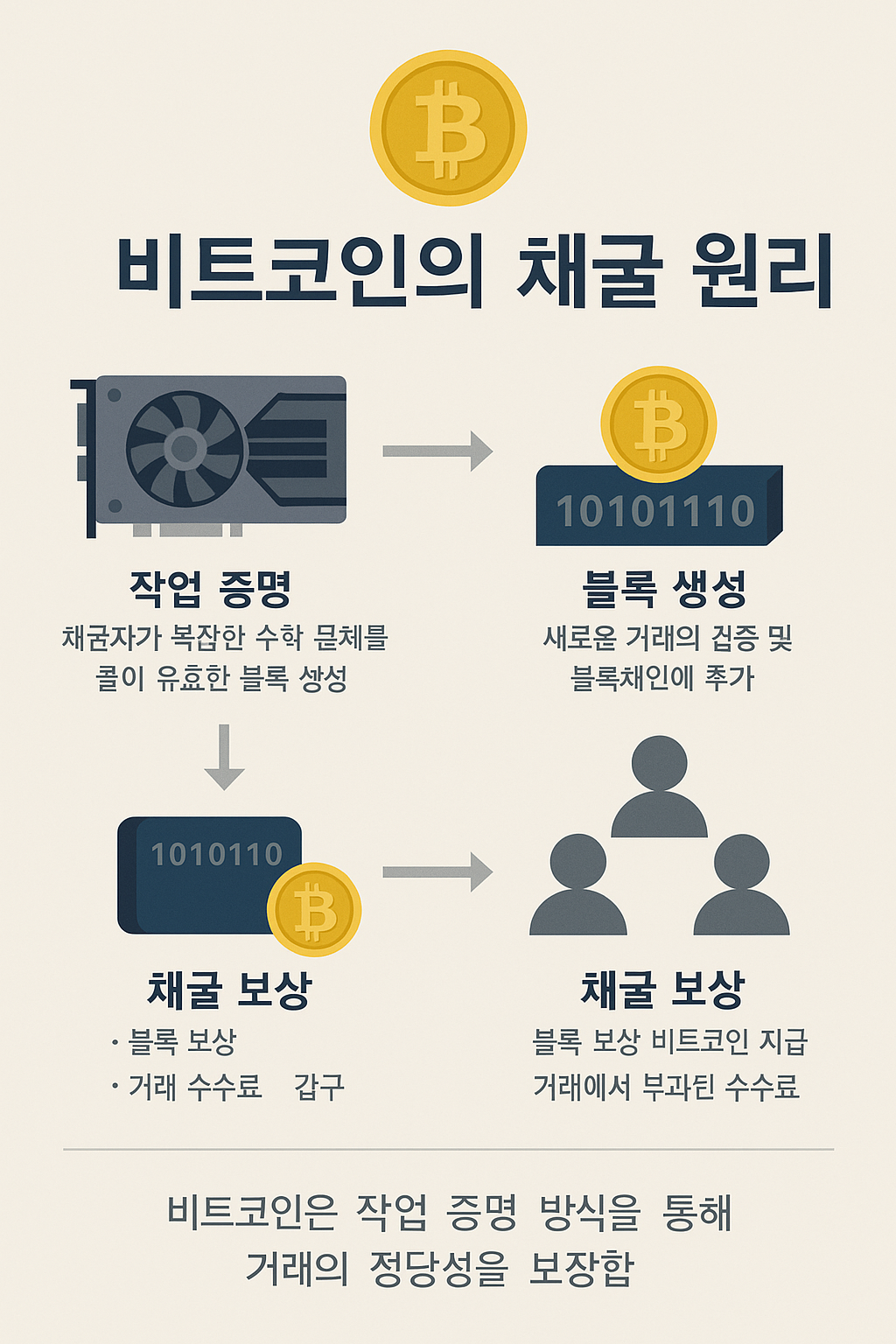 비트코인의 채굴 원리