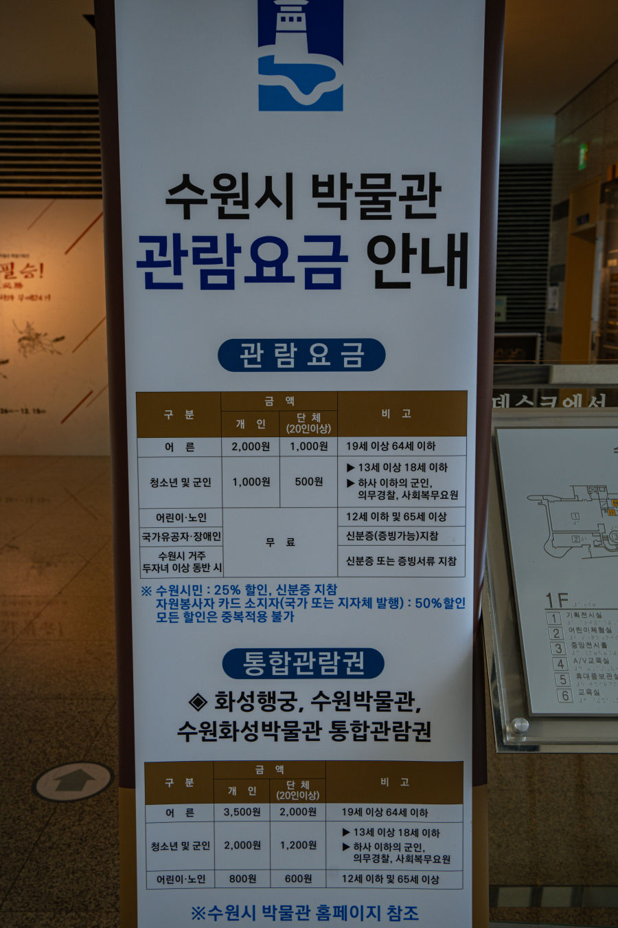 수원화성 박물관 관람요금