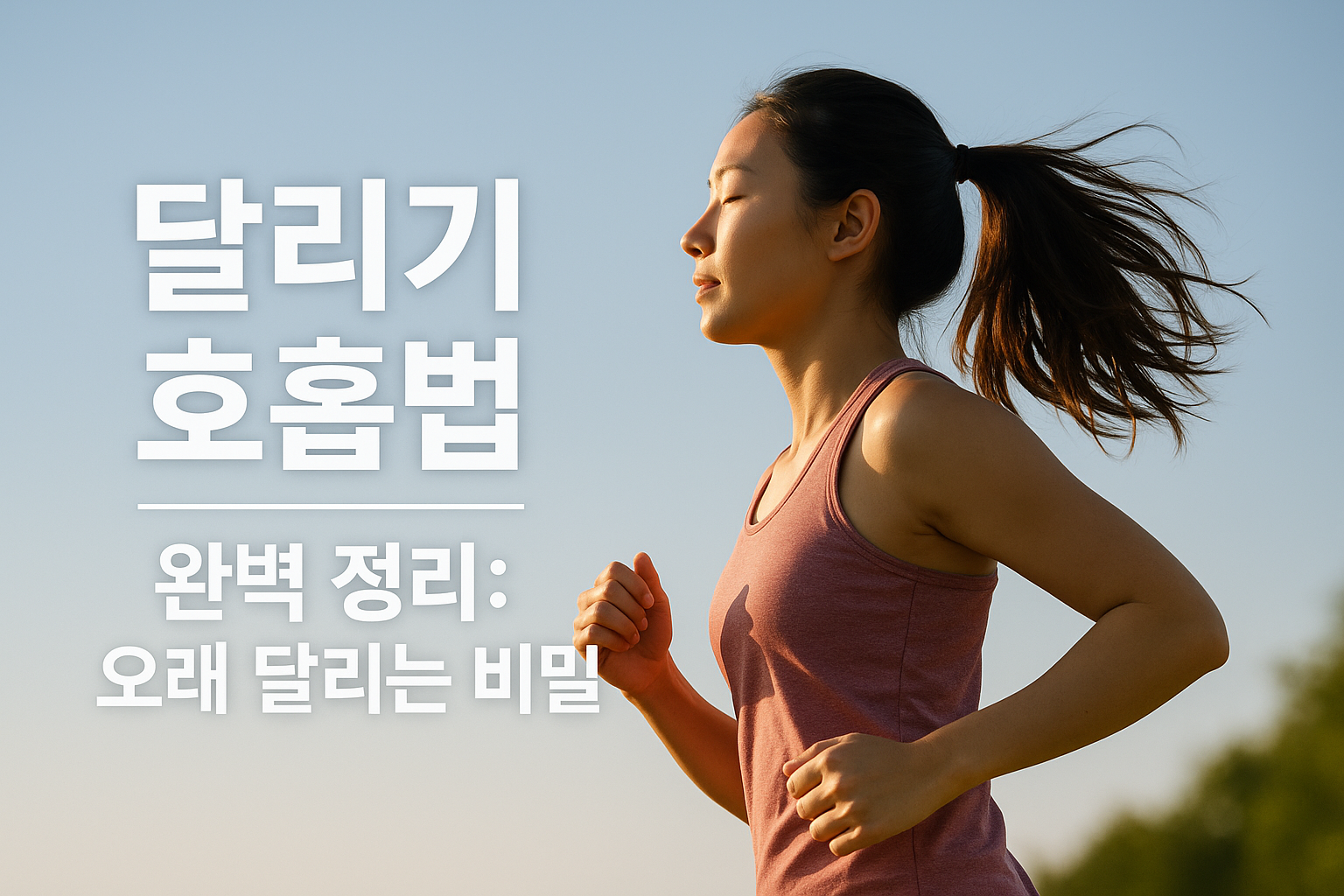 달리기 호흡법 완벽 정리