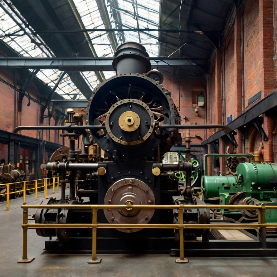 맨체스터 과학 산업박물관을 형상한 이미지