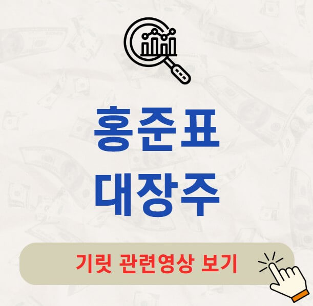 홍준표 대장주 관련주 TOP2