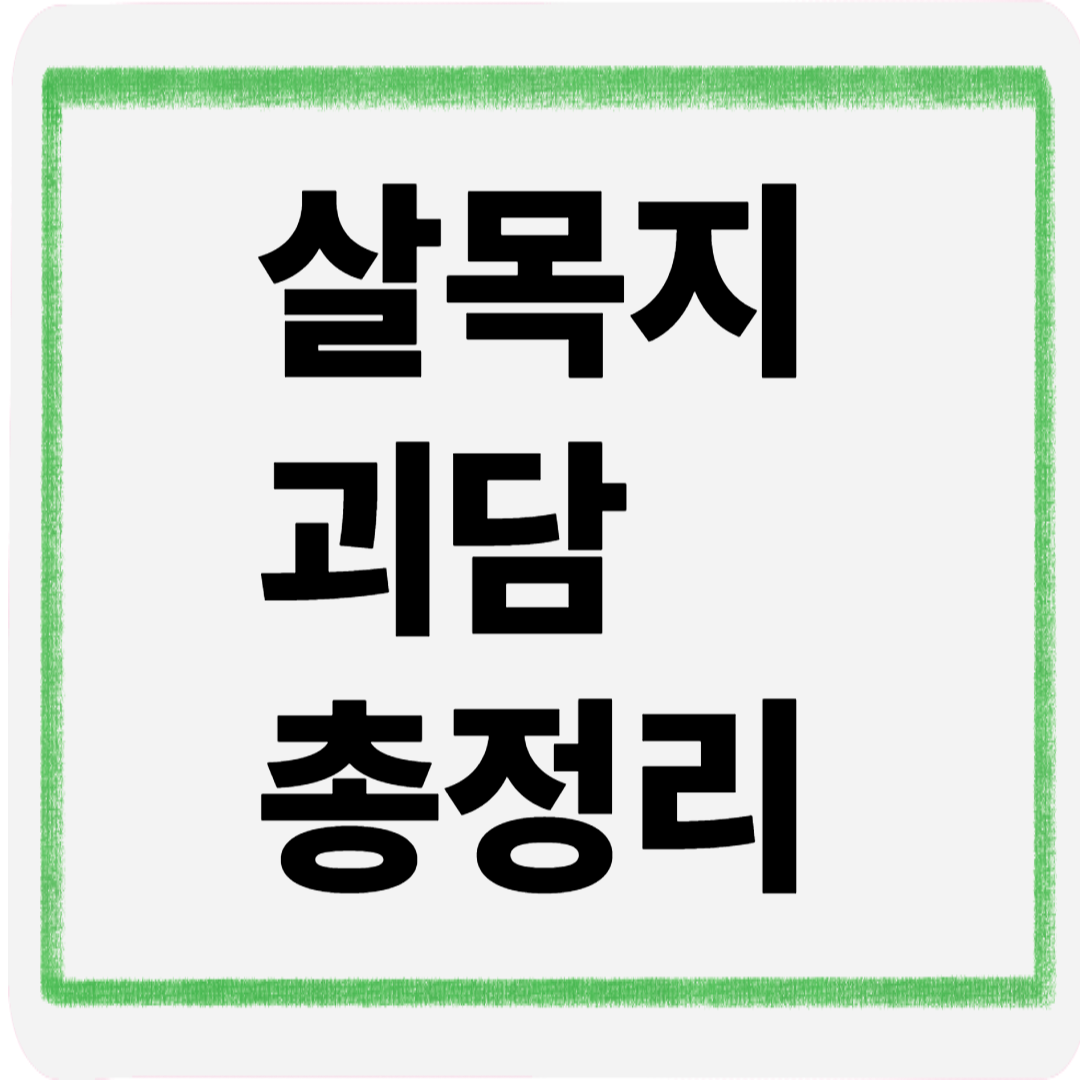 살목지괴담총정리