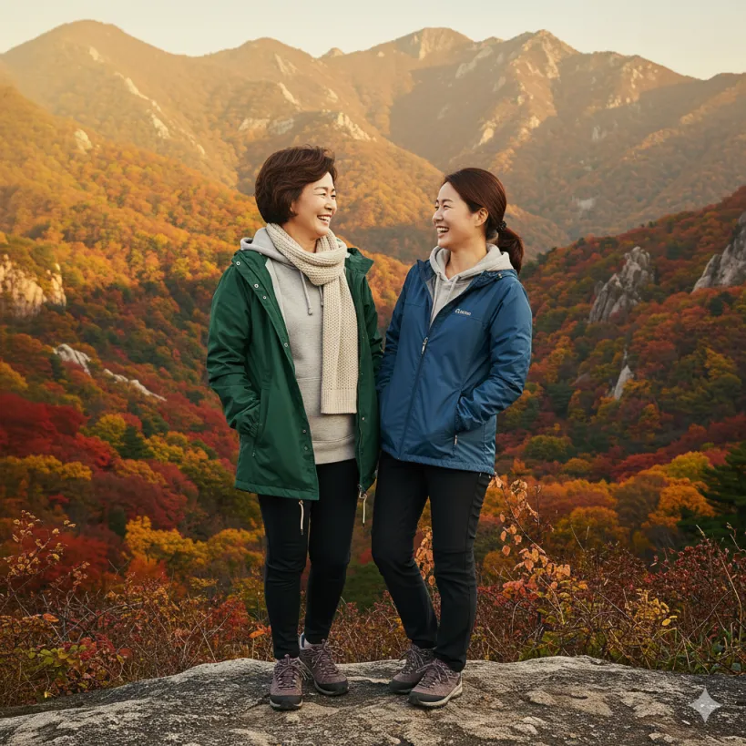 중국장가계10월여행 옷차림 참고사진