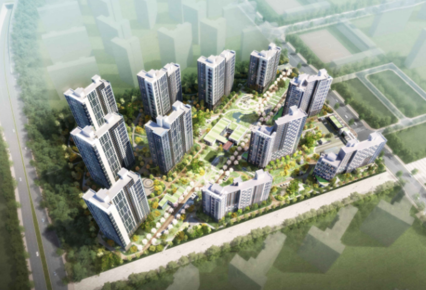 파주운정신도시 조감도