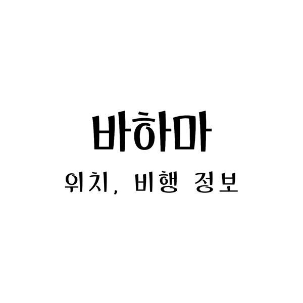 바하마위치비행정보
