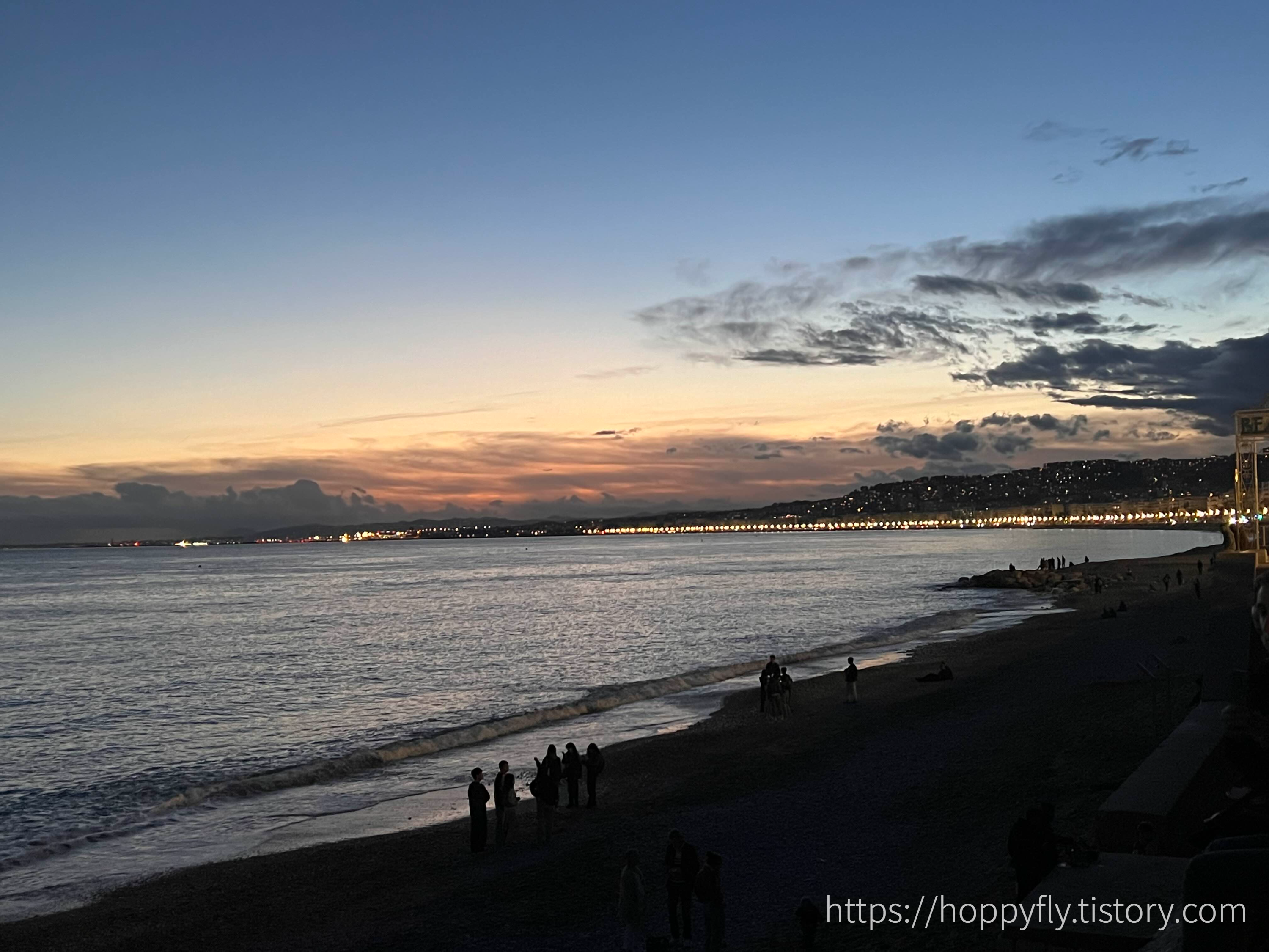 온전히 해가 질 때