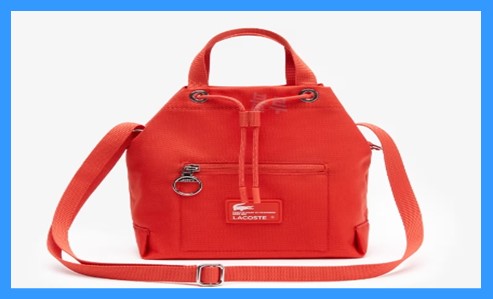라코스테 버킷백