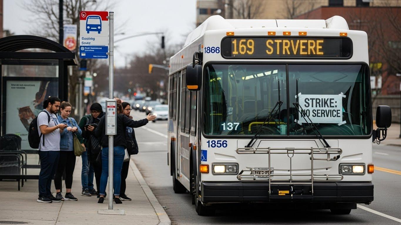 시내버스 파업 노선